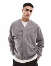 Load image into Gallery viewer, DESIGN oversized cardigan brushed brown