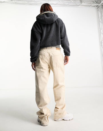 Ellesse Angelis hooded fleece dark grey