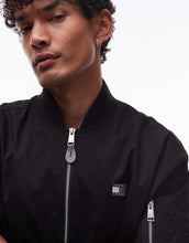 Load image into Gallery viewer, Tommy Jeans cotton bomber jacket black