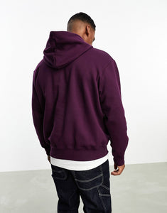 DESIGN oversized hoodie dark purple