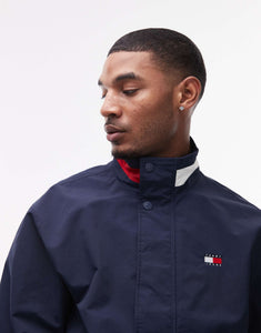 Tommy Jeans collared essential jacket navy