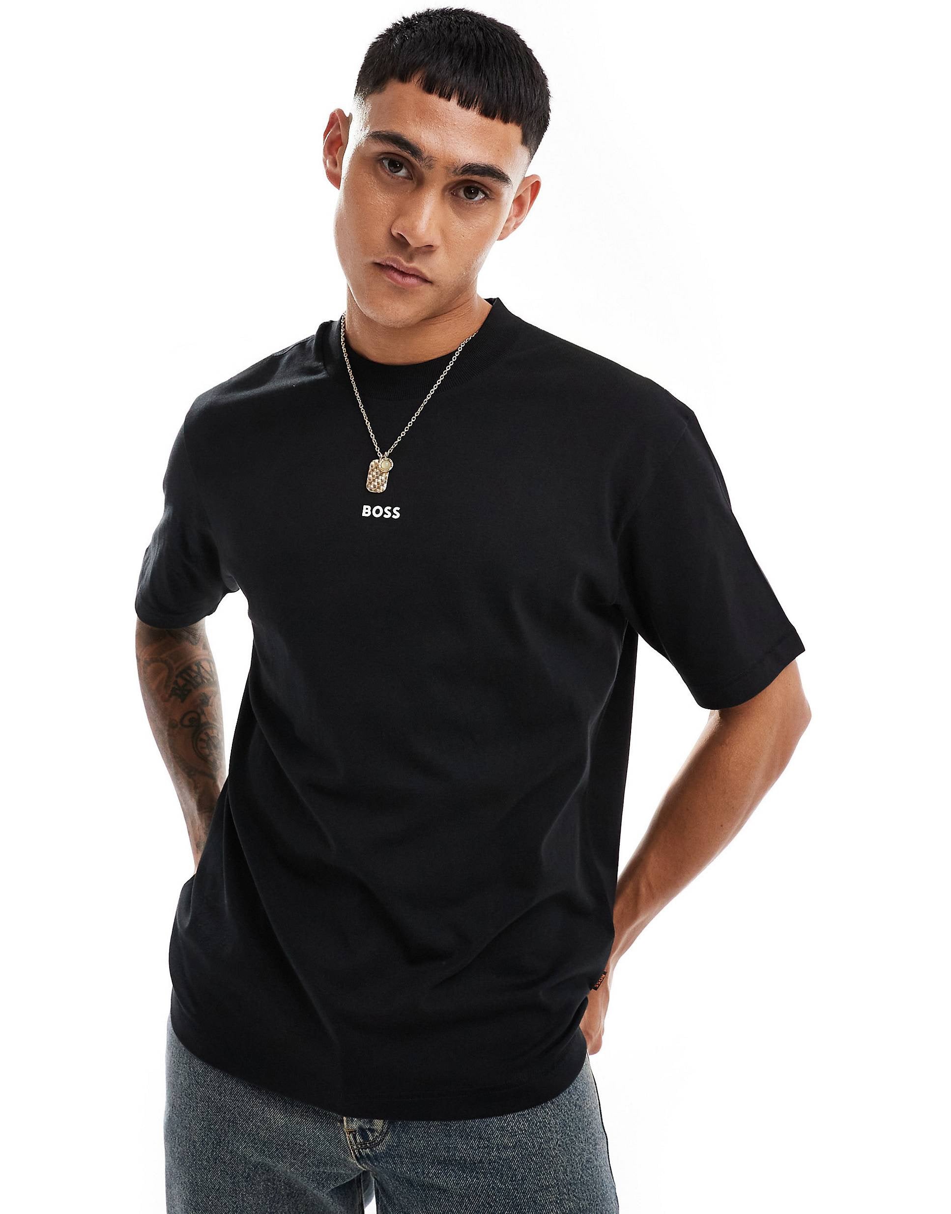 BOSS Orange geological relaxed fit t-shirt black