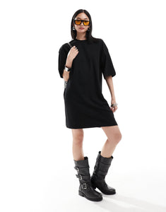 HUGO Red relaxed t-shirt dress black