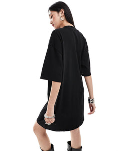 HUGO Red relaxed t-shirt dress black