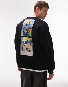 Topman x Alice Hartley oversized fit sweatshirt