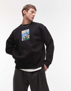 Topman x Alice Hartley oversized fit sweatshirt