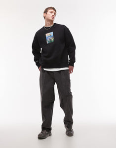 Topman x Alice Hartley oversized fit sweatshirt