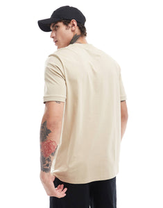 HUGO Red diragolino t-shirt beige central