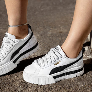 PUMA Mayze White Black