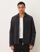 Load image into Gallery viewer, ARKET cord zip up jacket front pocket navy blue