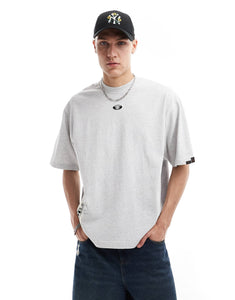 Aape By A Bathing Ape over sized t-shirt with cut grey