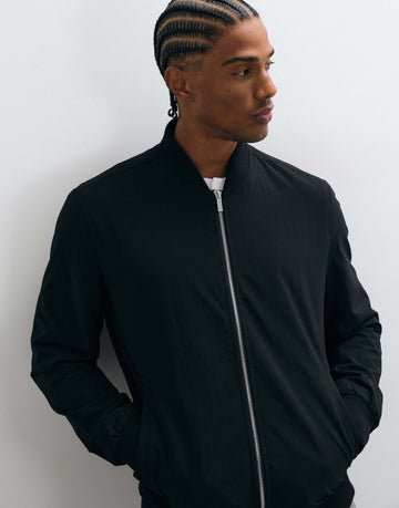 CAPO regular fit bomber jacket black