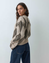 Load image into Gallery viewer, ONLY long sleeve argyle knit jumper beige