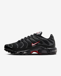 Nike Air Max Plus Black University Red Metallic Silver