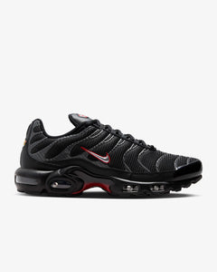 Nike Air Max Plus Black University Red Metallic Silver