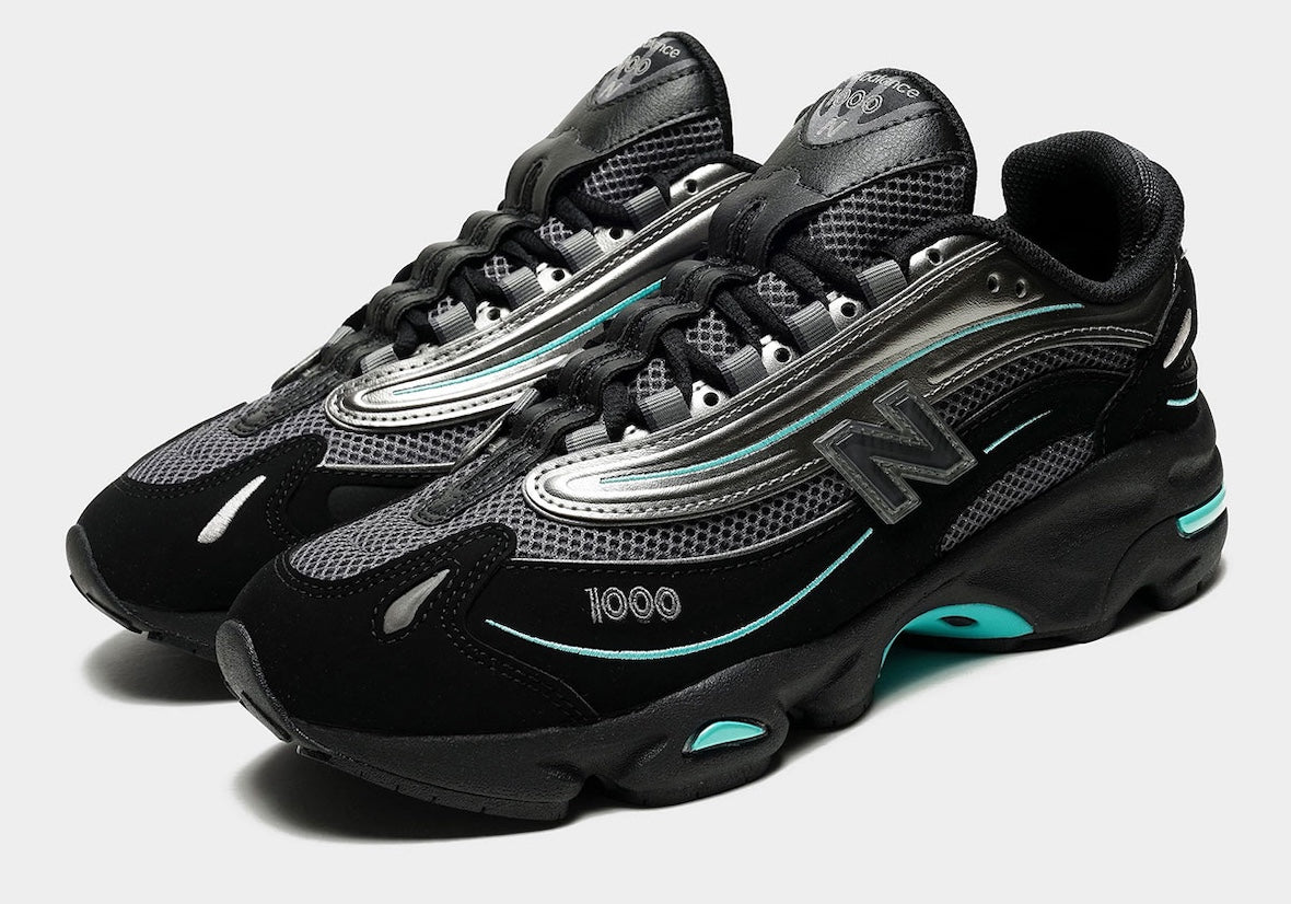 New Balance 1000 Black Teal