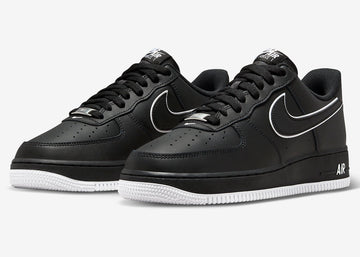 Nike Air Force 1 Low Black White Sole
