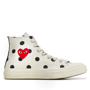 All-Star Converse Chuck Taylor 70 Polka Dot white