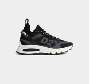 DSQUARED2 Black Grey Low Top Sneakers