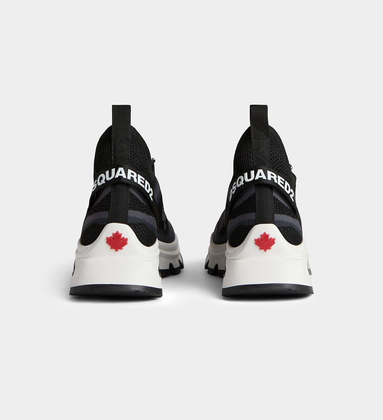 DSQUARED2 Black Grey Low Top Sneakers