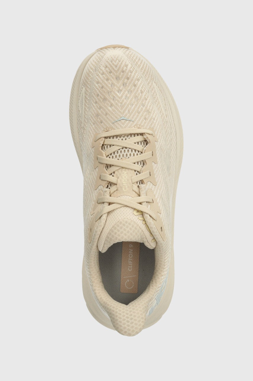 Hoka running shoes Clifton 9 Beige