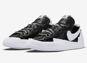 Nike Blazer Low Sacai Black Patent Leather