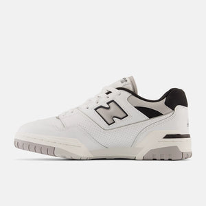 New Balance 550 White Concrete Black