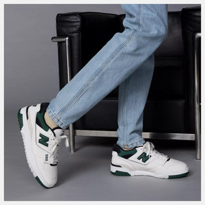 New Balance 550 Sea Salt Pine Green