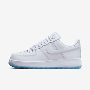 Nike Air Force 1 White Ice Blue Sole