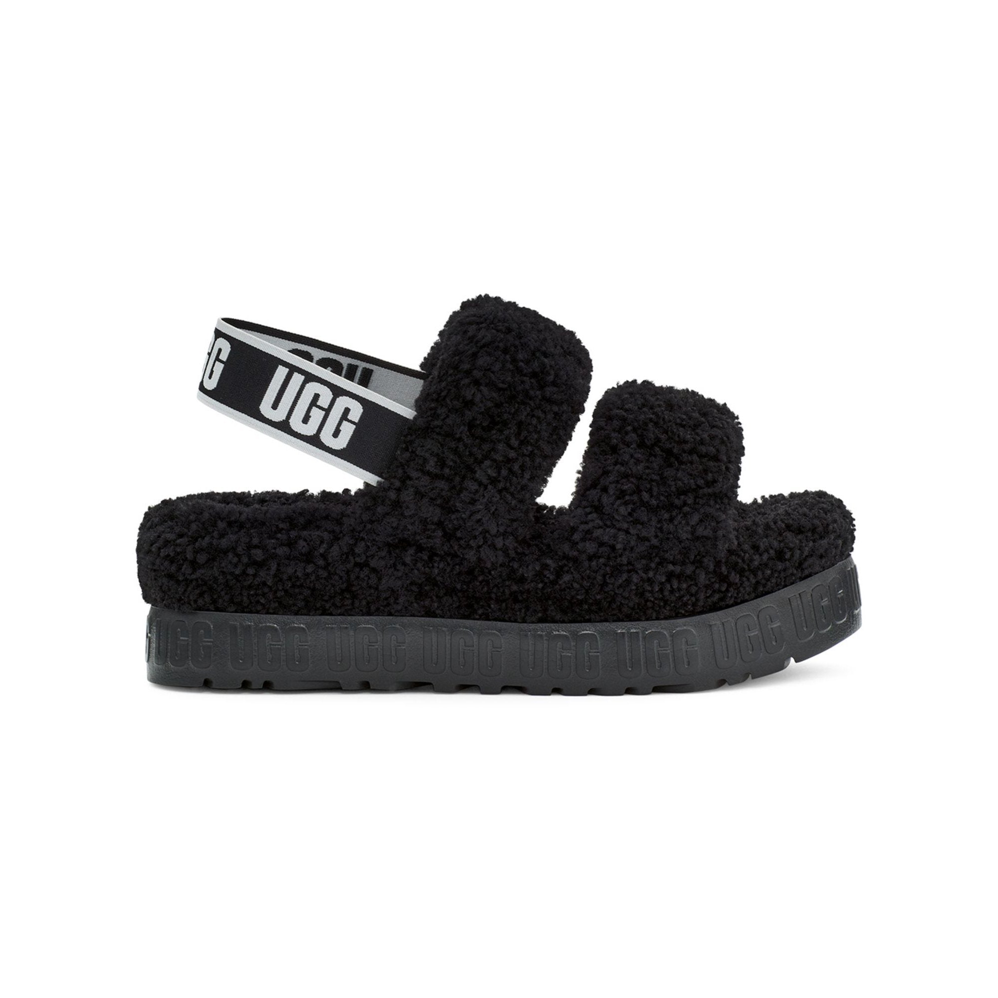 UGG Oh Fluffita Platform Slingback Slippers