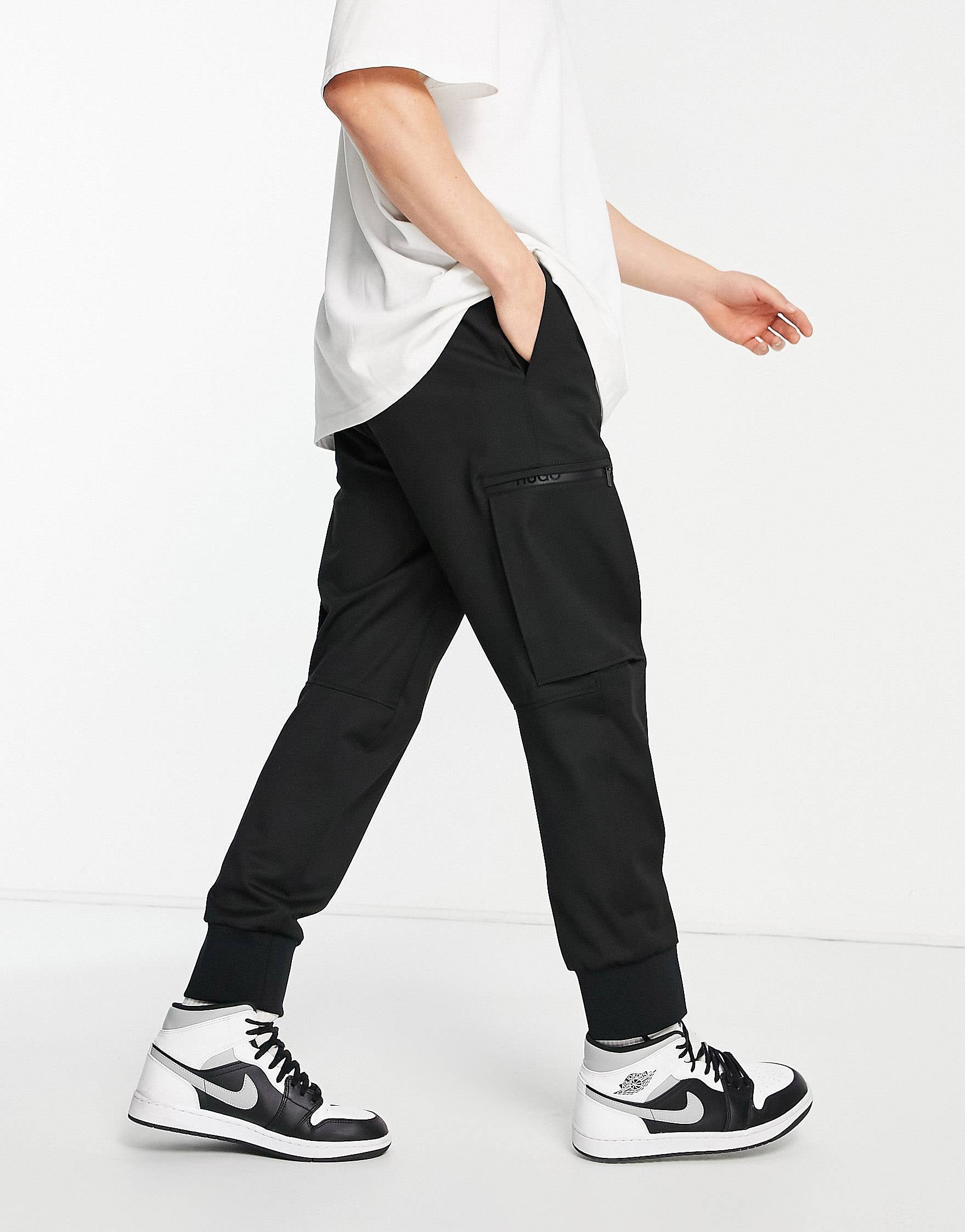 HUGO Glavin221 cargo trousers black