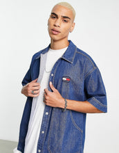 Load image into Gallery viewer, Tommy Jeans denim shirt blue