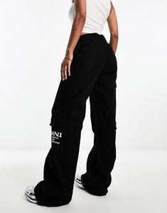 Karl Kani cargo trousers black