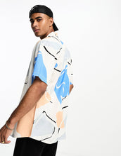 Load image into Gallery viewer, Only &amp; Sons revere collar oversized shirt abstract print