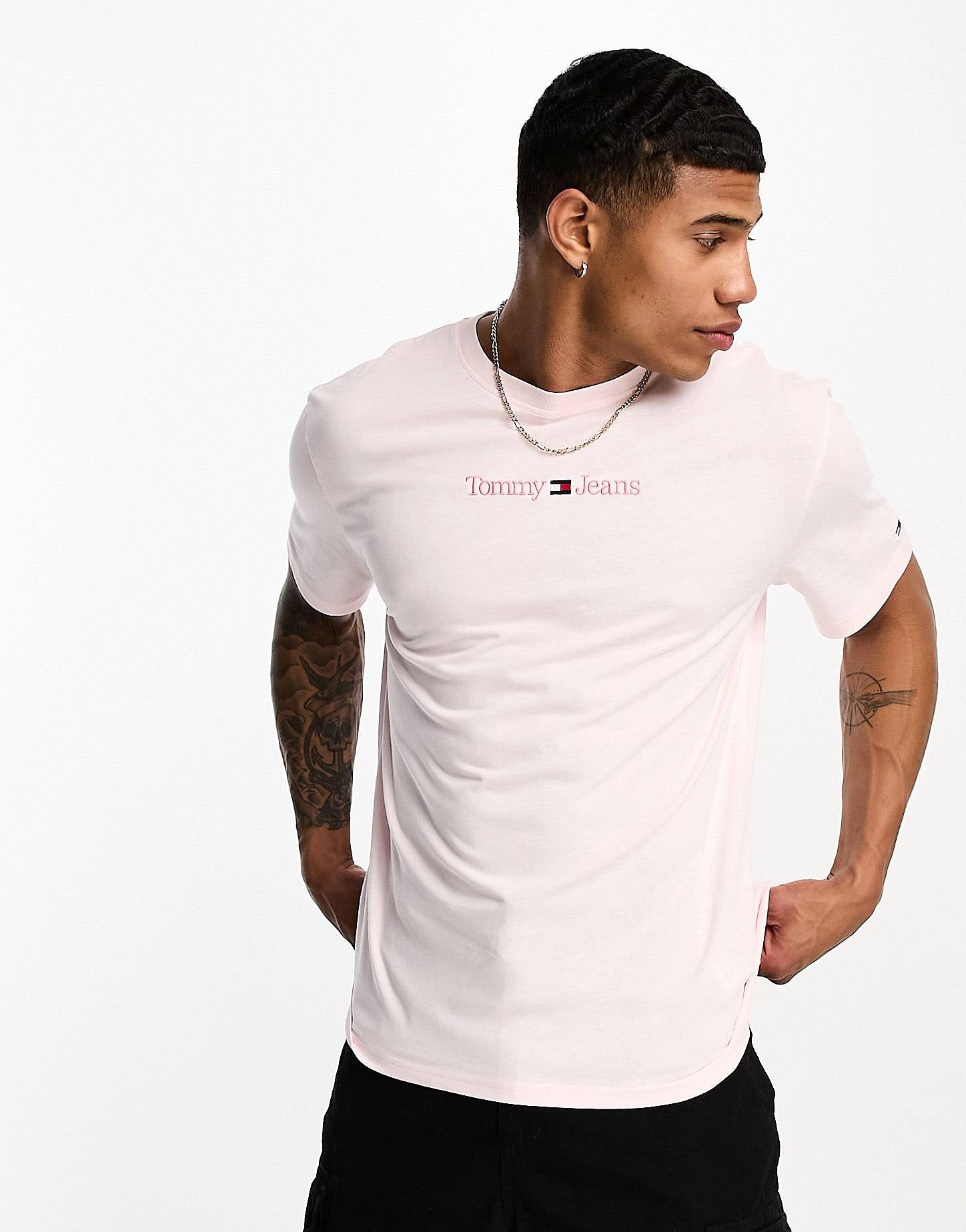 Tommy Jeans classic t-shirt pink