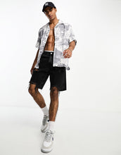 Load image into Gallery viewer, Only &amp; Sons revere collar oversized shirt doddle print