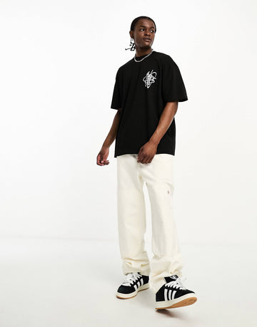 HUGO Denevada relaxed fit t-shirt black