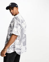 Load image into Gallery viewer, Only &amp; Sons revere collar oversized shirt doddle print