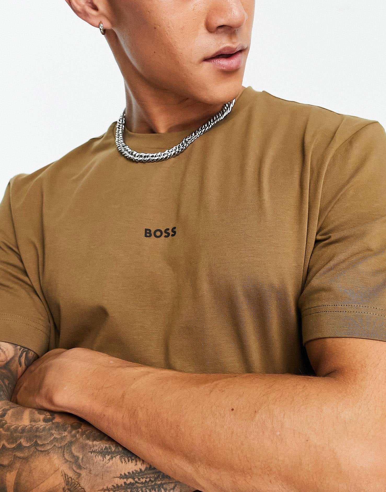 BOSS Orange TChup t-shirt dark beige