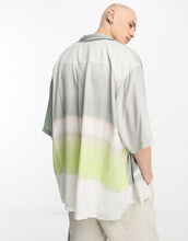 Load image into Gallery viewer, Weekday Oversized resort short sleeve shirt motor print