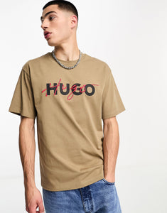 HUGO Dakaishi t-shirt dark beige