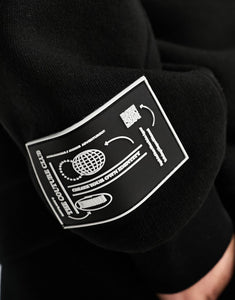 The Couture Club take it easy oversized hoodie black