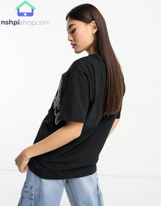 New Balance large logo t-shirt black