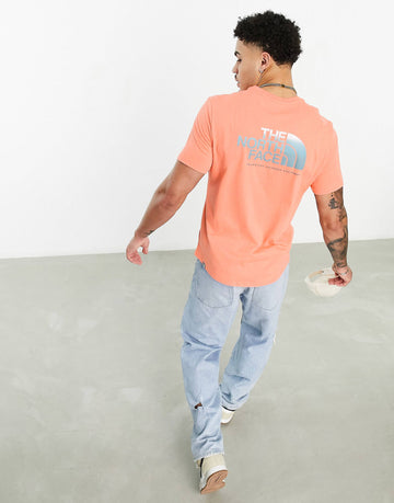 The North Face D2 t-shirt orange