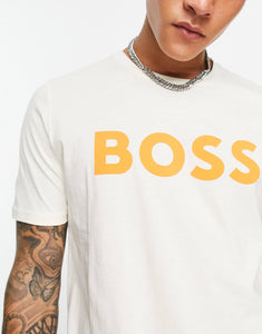 BOSS Orange Thinking t-shirt light beige