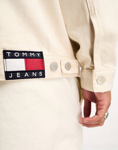 Tommy Jeans Aiden oversized denim jacket yellow