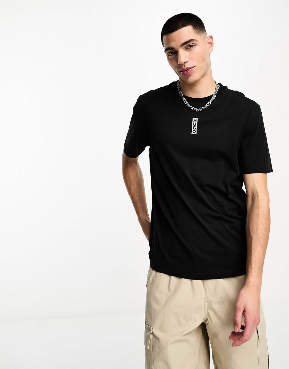 Camiseta HUGO Danden Para Hombre - 100% Algodón - Diseño Clásico Y Cómodo
