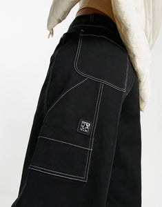 HUGO Haifa 1 straight fit carpenter trousers black