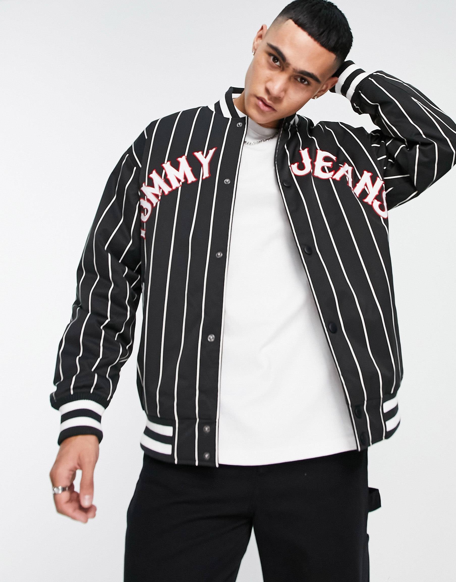 Tommy Jeans essential bomber jacket black