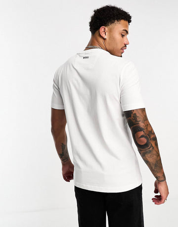 BOSS Green Tee 4 t-shirt white circle logo